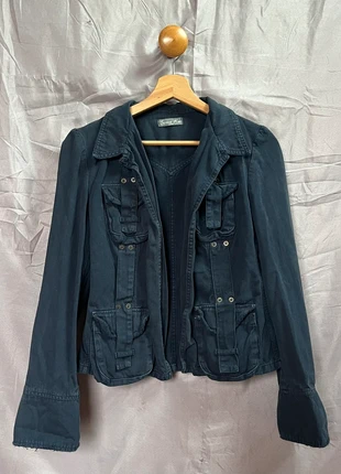 Veste Aviateur Détails Ceinture 100% Cotton Vintage Y2K, brand: Vintage Dressing, condizioni: Ottime, taglia: S / IT 40 / EU 36, €55.00, €58.45 include la Protezione acquisti