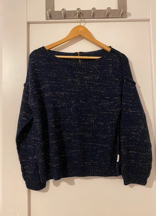 Shoulder blue knitwear jumper, brand: Made In Italy, condition: New without tags, size: L / 40 / 12, €8.00, €9.10 includes Buyer Protection