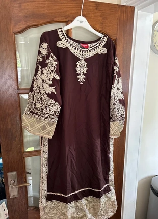 Women’s Simrans Dress Outfit Brown and gold - size M, brand: simrans, condition: Very good, size: M / UK 12-14, £5.00, £5.95 includes Buyer Protection