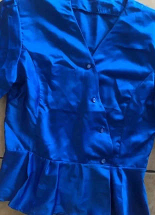 Chemisier satiné, brand: Vintage, condition: Very good, size: L / 40 / 12, €6.50, €7.53 includes Buyer Protection