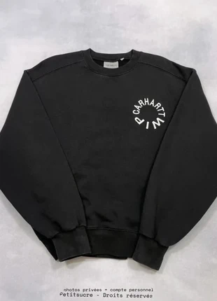 Pull Carhartt wip épais Broderie Noir Homme Work Varsity Sweat Coupe large 100% coton - S /1662B, marke: Carhartt, zustand: Sehr gut, größe: S, 54,90 €, 58,35 € beinhaltet Vinted-Käuferschutz Pro