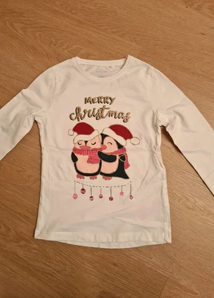 Kerstshirtje van Name-it, marca: Name It, estado: Muy bueno, tamaño: 7 años / 122 cm, 1,50 €, 2,28 € Protección al comprador incluida