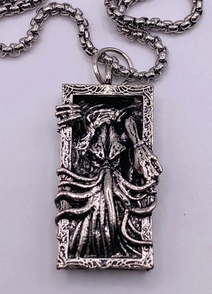 Stupenda collana in acciaio con ciondolo piovra craken con cornice stilizzato, marque: nessuno, état: Neuf sans étiquette, 4,00 €, 4,90 € Protection acheteurs incluse