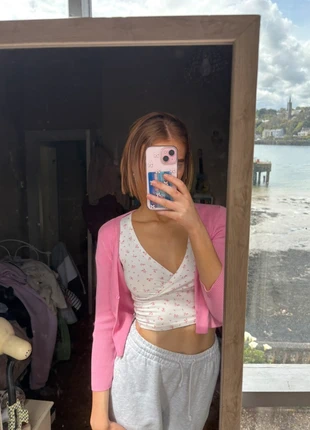 Pink 3/4 length cardigan, brand: Stradivarius, condition: New without tags, size: XS / 34 / 6, €8.00, €9.10 includes Buyer Protection