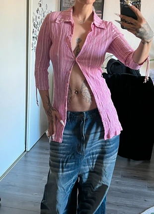 Chemise rose collé au corps vintage long, marke: Vintage Dressing, zustand: Neu, größe: S / 36 / 8, 14,00 €, 15,40 € inklusive Vinted-Käuferschutz