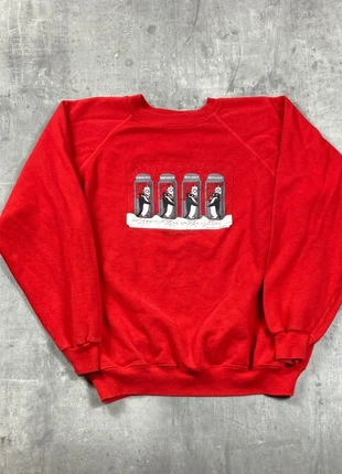 Sweat-shirt Rouge Four Calling Birds taille XL, marca: Vintage Dressing, estado: Bom, tamanho: XL, €15.99, €17.49 inclui Proteção do Comprador Pro