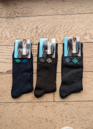 Lot de 3 paires de chaussettes habillées 43 46 fil d'Écosse, brand: cota textil, condition: New with tags, size: M | 43–46, €8.00, €9.10 includes Buyer Protection