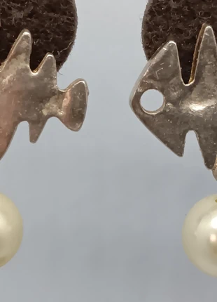 Boucles d'oreilles "Biche de Bere" brutalistes "poisson" numérotées, brand: Biche de Bere, condition: Very good, €65.00, €68.95 includes Buyer Protection