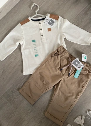Ensemble set pantalon tee-shirt longues manches pull OKAÏDI taille 9 mois - 12 mois neuf, marque: Okaïdi, état: Neuf avec étiquette, taille: 9-12 mois / 74 cm, 15,00 €, 16,45 € Protection acheteurs incluse