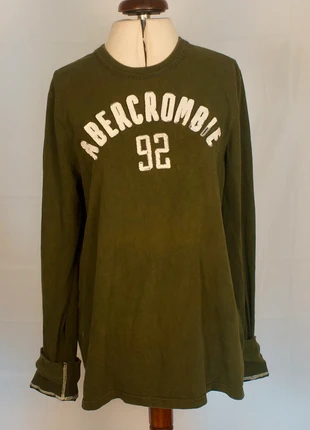 Tshirt manches longues Abercrombie, merk: Abercrombie & Fitch, staat: Heel goed, maat: L, € 5,00, € 5,95 inclusief Kopersbescherming