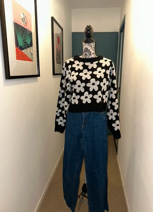 Pull fleurs, brand: Mim, condition: Very good, size: S / 36 / 8, €5.00, €5.95 includes Buyer Protection