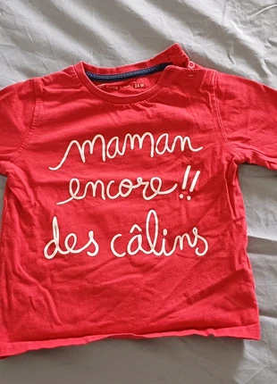 Tee shirt garçon rouge 2 ans, marque: Gémo, état: Très bon état, taille: 18-24 mois / 86 cm, 1,00 €, 1,75 € Protection acheteurs incluse