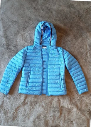 Doudoune Tommy Hilfinger Bleu Clair Taille S Capuche, brand: Tommy Hilfiger, condition: Very good, size: S / 36 / 8, €48.00, €51.10 includes Buyer Protection