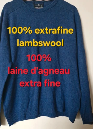 100% extrafine lamswool, M/L size, Blue Harbour, blue sweater, brand: Blue Harbour, condition: Very good, size: L, €6.00, €7.00 includes Buyer Protection
