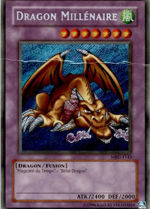 Yu-Gi-Oh! : Dragon Millénaire I MRD-F143 I Secret Rare I FR, marca: Yu-Gi-Oh!, estado: Satisfatório, €6.99, €8.04 inclui Proteção do Comprador Pro