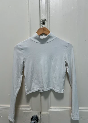 Top cuello alto Zara manga larga Blanco, brand: Zara, condizioni: Ottime, taglia: M / IT 42 / EU 38, €2.40, €3.22 include la Protezione acquisti