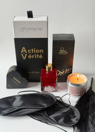 Coffret sensuel/romantique, marca: Lovingup, estado: Novo com etiquetas, €33.00, €35.35 inclui Proteção do Comprador