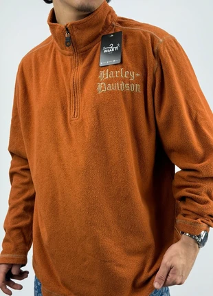 Polaire quart zip Harley Davidson orange b - L Homme - #FleeceEu130, marca: Harley Davidson, estado: Bueno, tamaño: L, 29,90 €, 32,10 € Protección al comprador Pro incluida