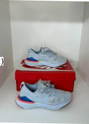 Nike Epic React Flyknit 2 Hydrogen Blue UK 4, brand: Nike, condition: Very good, size: 4, £14.99, £16.44 includes Buyer Protection