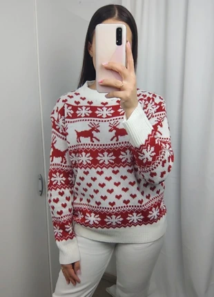 Festlicher roter Weihnachts-Pullover – Größe S, ideal für die Feiertage!, condizioni: Ottime, taglia: S / IT 40 / EU 36, €25.00, €26.95 include la Protezione acquisti