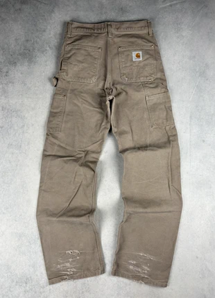 E3 Vintage Pantalon Jeans Carhartt Dungaree Fit Knee Pant Workwear Bootcut Y2K Beige marron clair 30, marke: Carhartt, zustand: Sehr gut, größe: W30 | DE 46, 15,00 €, 16,45 € beinhaltet Vinted-Käuferschutz Pro
