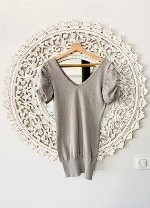 T-shirt avec manches froncées, marque: Lola Espeleta, état: Très bon état, taille: M / 38 / 10, 1,00 €, 1,75 € Protection acheteurs incluse