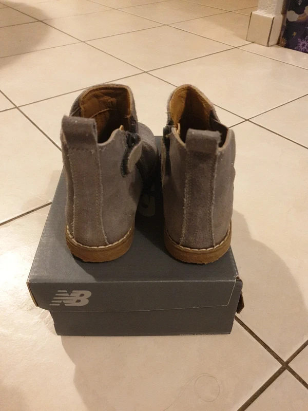 Bottines cuir 26 vert baudet - photo numéro 2