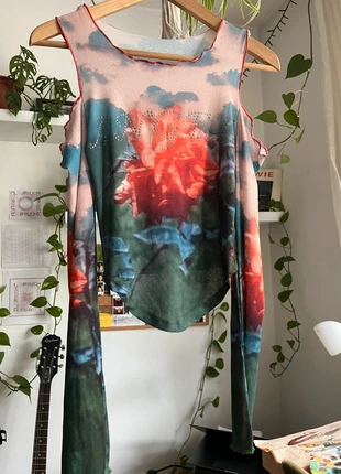 „Y2k“ mesh top, brand: Minga, condizioni: Buone, taglia: M / IT 42 / EU 38, €14.00, €15.40 include la Protezione acquisti