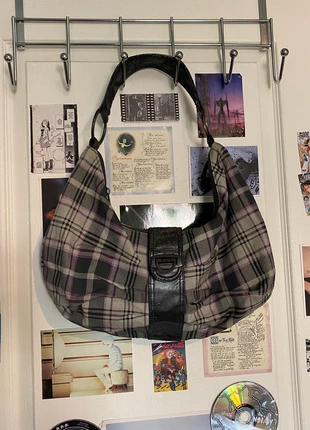 Sac à main gris et violet, brand: Violet, condition: Good, €18.00, €19.60 includes Buyer Protection