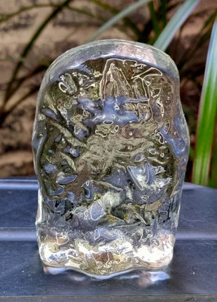 Bloc Verre Briksdal Glacier Norvège Presse-Papier Déco Vintage Souvenir Montagne, merk: Decoration, staat: Goed, € 10,00, € 11,20 inclusief Kopersbescherming