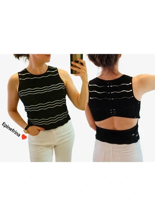 Top Kookai de punto con escote en espalda. 💫, marca: KOOKAÏ, estado: Nuevo sin etiquetas, tamaño: S / 36 / 8, 13,00 €, 14,35 € Protección al comprador incluida