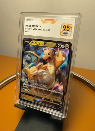 Carte Pokémon Dracolosse V 049/071 Holo JAP – SFG 9.5 – Pokémon GO (s10b), marque: Pokémon, état: Neuf sans étiquette, 20,00 €, 21,70 € Protection acheteurs incluse