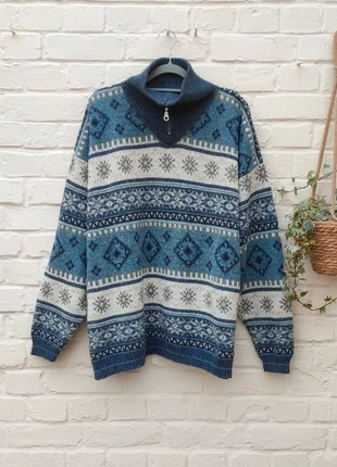 Pull camionneur à motifs vintage, marque: Mission, état: Très bon état, taille: XXL, 15,00 €, 16,45 € Protection acheteurs incluse