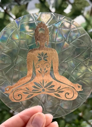 Sticker Suncatcher bouddha doré, brand: buddha, condition: Very good, €5.00, €5.95 includes Buyer Protection