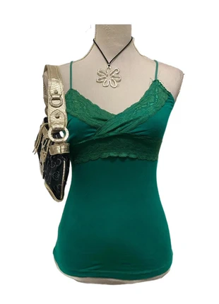 Y2k coquette crystals 2000s cami stretchy basic fit, marca: y2k, estado: Muito bom, tamanho: S / 36 / 8, €18.99, €20.64 inclui Proteção do Comprador Pro