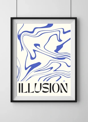 Illusion: Contemporary Decorative A4 Wall Art Print, marca: Art, estado: Nuevo con etiquetas, 6,99 €, 8,04 € Protección al comprador incluida