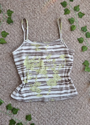 B.Young Fitted Striped Cami Top Y2K Aesthetic, brand: b.young, condition: Very good, size: M / 10, £9.00, £10.15 includes Buyer Protection
