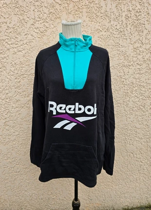 sweat long vintage Reebok, col quart zip,, marke: Reebok, zustand: Sehr gut, größe: M / 38 / 10, 10,00 €, 11,20 € beinhaltet Vinted-Käuferschutz Pro