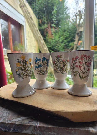 Tasse fleuri x4 vintage, brand: Vintage Love, condition: Very good, €12.00, €13.30 includes Buyer Protection