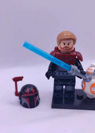 Figurine type Lego Star Wars, Obi-Wan Kenobi armure de mandalorian, merk: Star Wars, staat: Nieuw zonder prijskaartje, maat: 7 jaar / 122 cm, € 4,99, € 5,94 inclusief Kopersbescherming