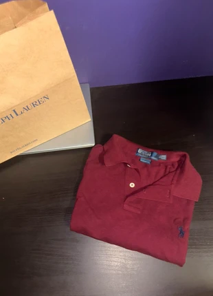 Polo Ralph Lauren bordeaux - rouge manches courtes logo bleu marine – Taille XL, marca: Ralph Lauren, estado: Novo sem etiquetas, tamanho: XL, €24.99, €26.94 inclui Proteção do Comprador