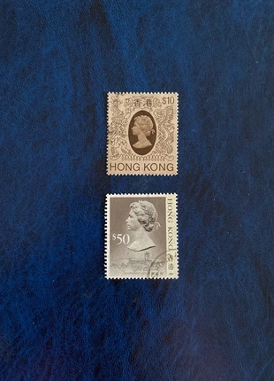 2 Hong Kong stamps. Vintage., état: Très bon état, 5,00 €, 5,95 € Protection acheteurs incluse