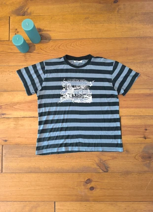 Vintage Striped Y2K Tee, marca: Vintage Dressing, estado: Bom, tamanho: S, €17.00, €18.55 inclui Proteção do Comprador