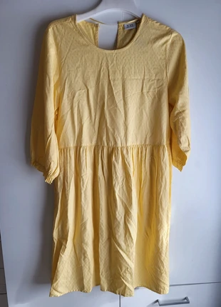 VRS yellow viscose midi dress label M (fits L, XL or maternity) new with fault, brand: VRS, condition: New with tags, size: L / 40 / 12, €2.99, €3.84 includes Buyer Protection
