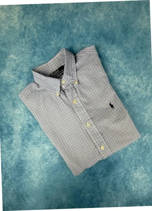 Ralph Lauren chemise à carreaux bleu marine custom fit XL FR “377”, marca: Ralph Lauren, estado: Muito bom, tamanho: XL, €13.00, €14.35 inclui Proteção do Comprador Pro