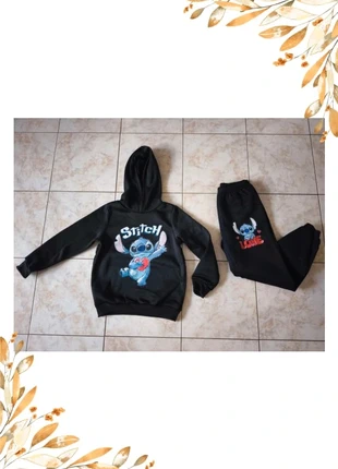 Ensemble jogging fille Stitch coeur noir 8 ans neuf, brand: sans marque, condition: New without tags, size: 8 years / 128 cm, €25.00, €26.95 includes Buyer Protection Pro