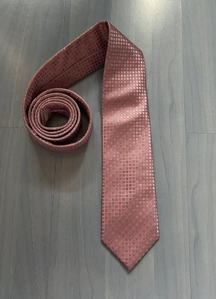 Cravate en soie vintage Giacomo rayures carreaux rose/lila, marke: Giacomo, zustand: Sehr gut, 30,00 €, 32,20 € inklusive Vinted-Käuferschutz