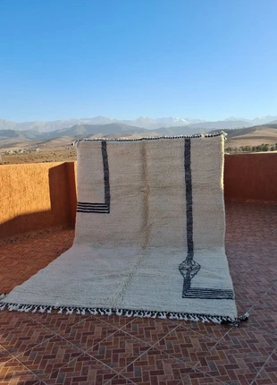 Tapis berbère Beni Ouarain en laine naturelle 300x200cm, marca: Fait Main, estado: Novo sem etiquetas, €485.00, €509.95 inclui Proteção do Comprador