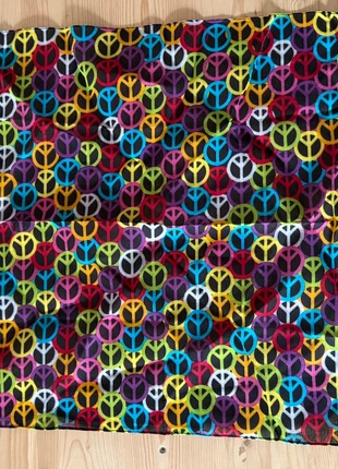 Tissus carré avec symbole hippie, brand: Vintage Love, condition: Like new, €2.50, €3.33 includes Buyer Protection