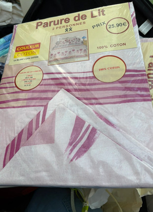 Parure drap, état: Neuf avec étiquette, taille: King Size (220-240 cm x 220-260 cm), 7,00 €, 8,05 € Protection acheteurs incluse